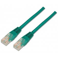 AISENS - CABLE DE RED LATIGUILLO RJ45 CAT.6 UTP AWG24, VERDE, 3.0M