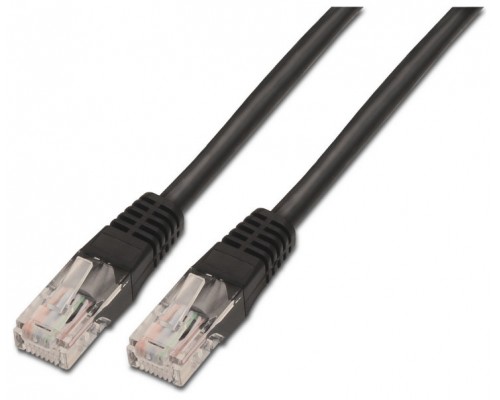 CABLE RED LATIGUILLO RJ45 CAT.6 UTP AWG24 NEGRO 2.0M