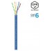 AISENS - Cable de Red RJ45 LSZH CPR Dca CAT.6 UTP AWG24, AZUL, 305M