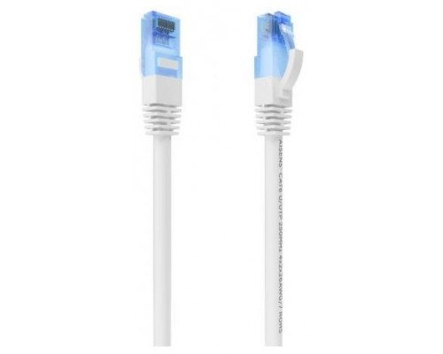 CABLE RED LATIGUILLO RJ45 CAT.6 UTP AWG26 CCA BLANCO