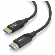AISENS - CABLE HDMI V2.0 AOC PREMIUM ALTA VELOCIDAD / HEC 4K@60HZ 18GBPS, A/M-A/M, NEGRO, 20M