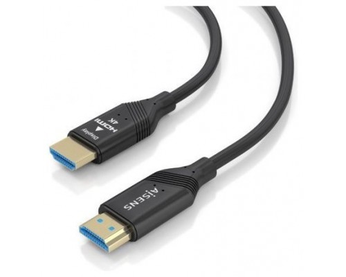 AISENS - CABLE HDMI V2.0 AOC PREMIUM ALTA VELOCIDAD / HEC 4K@60HZ 18GBPS, A/M-A/M, NEGRO, 20M