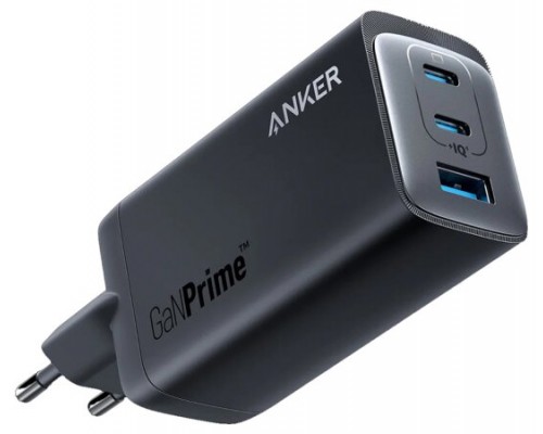 CARGADOR PARED ANKER 737 PRIME 120W 1A/2C NEGRO