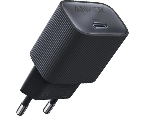 CARGADOR DE PARED ANKER NANO USB-C DE PARED 30W NEGRO