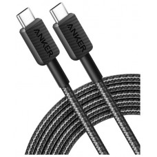 CABLE ANKER 322 USB-C TO USB-C CABLE NYLON 3M 60W BLACK