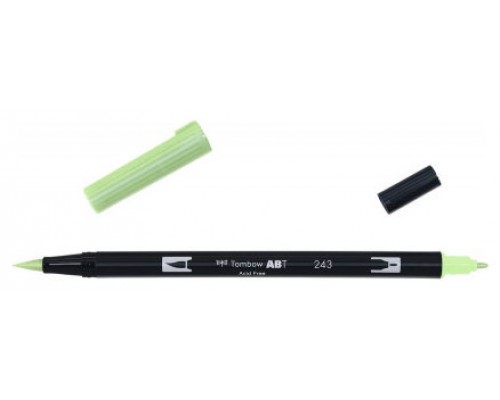 ROTULADOR DOBLE PUNTA PINCEL COLOR MINT TOMBOW ABT-243 (Espera 4 dias)