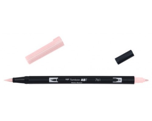 ROTULADOR DOBLE PUNTA PINCEL DUAL BRUSH-761 - COLOR CARNATION. TOMBOW ABT-761 (Espera 4 dias)