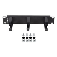 ORGANIZADOR DE CABLES LANBERG 3 ANILLAS 10" 1U TIPO B NEGRO