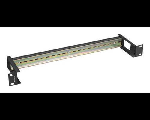 CARRIL DE MONTAJE DIN LANBERG 1U TS-35 PARA RACK 19" NEGRO