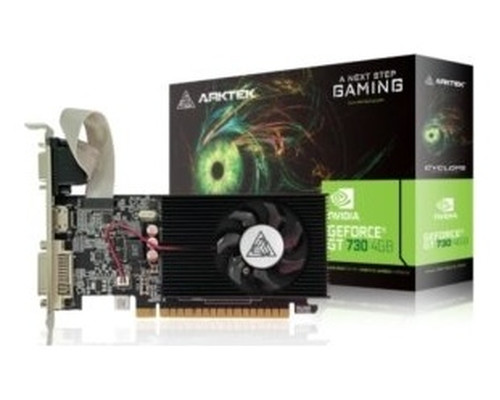 VGA ARKTEK GEFORCE GT 730 4GB GDDR5 1xDP 1xHDMI 1xDVI