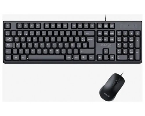 TECLADO Y MOUSE APPROX APPMX245 CABLE USB 1.45m