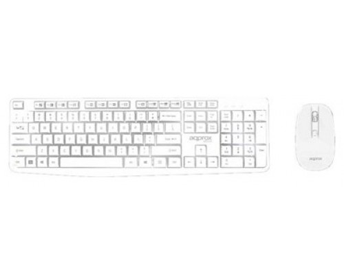 Pack Teclado Y Mouse Wireless Approx Mx335w 2.4ghz Usb