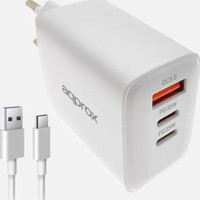 APPROX Cargador R&aacute;pido USB-A & USB-C 35W + Cable