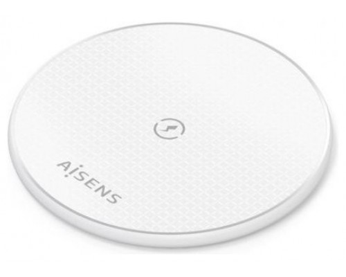AISENS - CARGADOR INALAMBRICO USB-C 15W PARA MOVIL, BLANCO