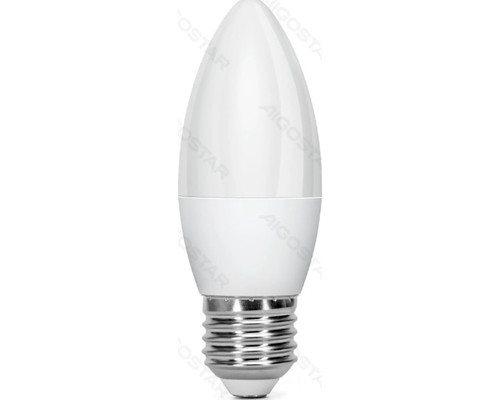 BOMBILLA LED C37-E27 6W 3000K LUZ CALIDA 510LM AIGOSTAR (Espera 4 dias)