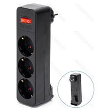 ENCHUFE DE CONVERSION ALEMAN 1 A 3 16A CON INTERRUPTOR NEGRO AIGOSTAR (Espera 4 dias) ENCHUFE DE CONVERSION ALEMAN 1 A 3 16A CON INTERRUPTOR NEGRO AIGOSTAR (Espera 4 dias)