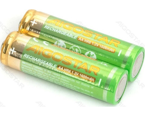 PILA RECARGABLE HR6 (AA) 1.2V 2 UDS AIGOSTAR (Espera 4 dias)