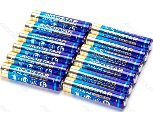PILA ALCALINA LR03 (AAA) 1.5V 12 UDS AIGOSTAR (Espera 4 dias)