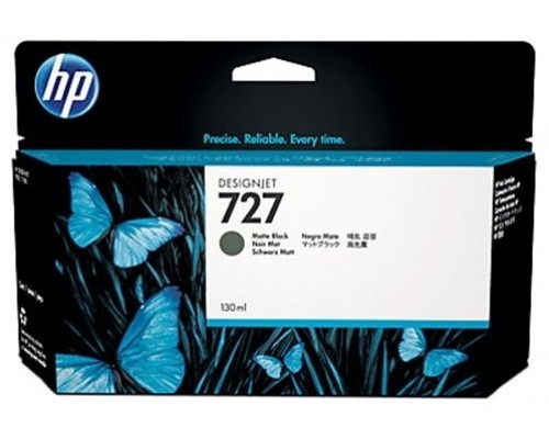 HP Cartucho de tinta DesignJet 727 negro mate de 130 ml (Espera 4 dias)