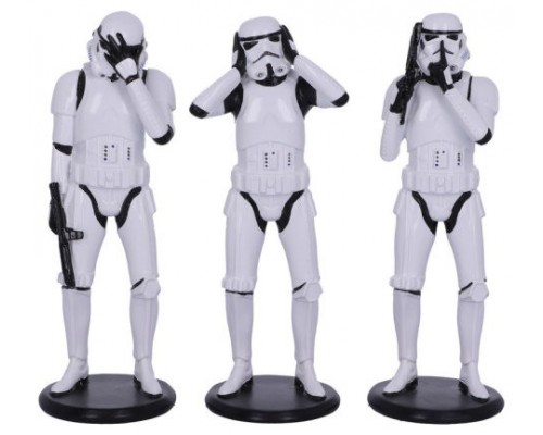 FIGURA 3 STORMTROOPERS SABIOS NEMESIS NOW REDSTRING B4889P9 (Espera 4 dias)