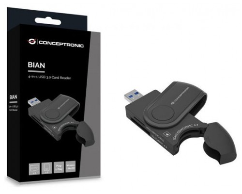 CARD READER EXTERNO CONCEPTRONIC BIAN04B USB 3.0