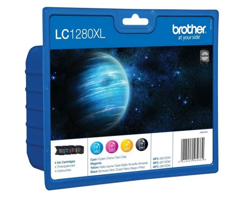 TINTA BROTHER LC1280XL PACK 4 CARTUCHOS BCMY (Espera 4 dias)