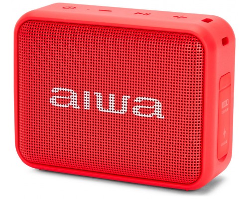 ALTAVOZ BLUETOOTH PORTABLE AIWA BS-200 RED BT 5.0 TWS
