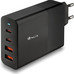 CARGADOR PARED GaN2 2xUSB-C + 2xUSB-A 100W NEGRO NGS (Espera 4 dias)