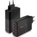 CARGADOR PARED GaN2 2xUSB-C + 2xUSB-A 100W NEGRO NGS (Espera 4 dias)