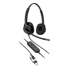 HP Poly Auriculares est&eacute;reo con cable USB Mission 425 Classic (paquete) (Espera 4 dias)
