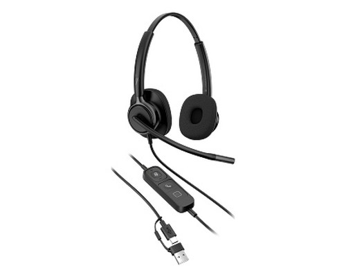 HP Poly Auriculares est&eacute;reo con cable USB Mission 425 Classic (Espera 4 dias)
