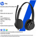 HP Poly Auriculares con cable USB est&eacute;reo Mission 425 (Espera 4 dias)