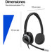 HP Poly Auriculares con cable USB monoaurales Mission 615 (Espera 4 dias)