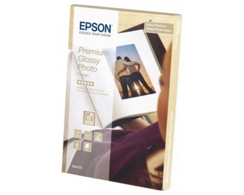Epson Papel Premium Glossy Photo 255 gr, 10 x 15cm, 40h.