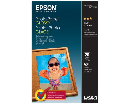 Epson Papel Photo Glossy A3+ 20 hojas 200 grs