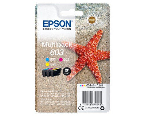 EPSON tinta MultiPack Std Estrella de mar 3 tintas 603 RF / AM Multi