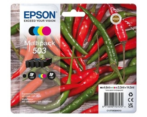 TINTA EPSON 503 ORI MULTIPACK C13T09Q64010