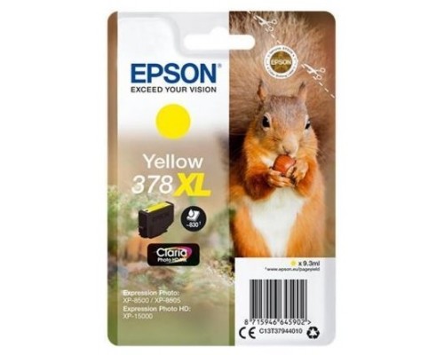 TINTA EPSON 378XL ORI AMARILLO C13T37944010