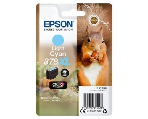 TINTA EPSON 378XL ORI CIAN CLARO C13T37954010