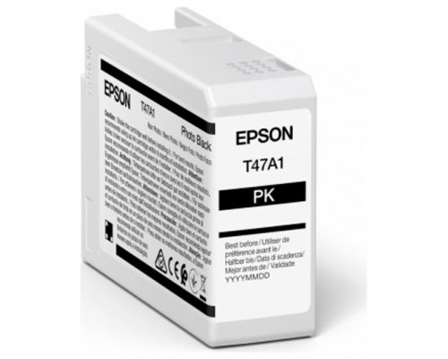 EPSON  Singlepack Photo Black T47A1 UltraChrome Pro 10 ink 50ml SC-P900