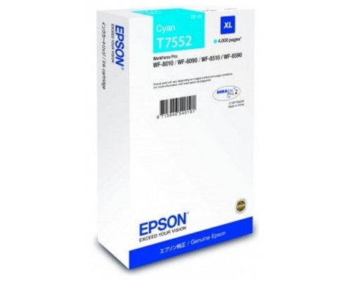 EPSON Cartucho Cian XL 4000p WF-8xxx