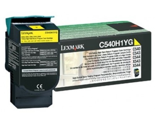 LEXMARK C540/543/544 Toner Amarillo Retornable Alto rendimiento