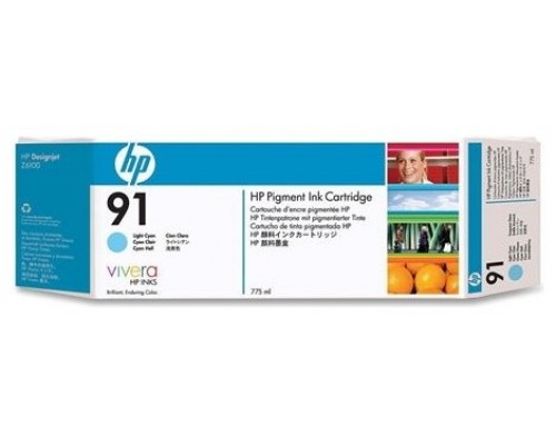 HP Designjet Z6100 Cartucho Cian Claro nº91 (775ml)