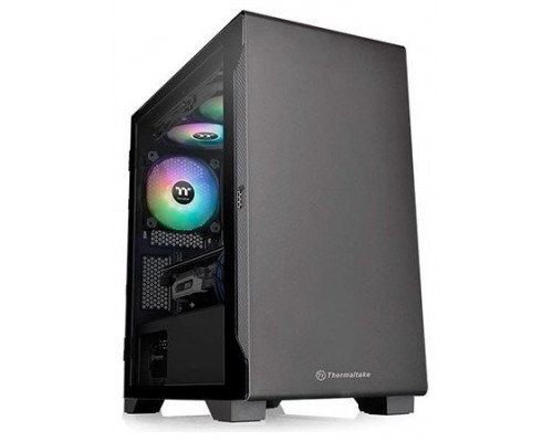 CAJA THERMALTAKE S100 BLACK MATX 1XUSB 3.0 SIN FUENTE NEGRO