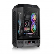 CAJA THERMALTAKE THE TOWER T300 BLACK ATX 2XUSB 3.0 SIN FUENTE NEGRO