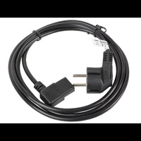 CABLE DE ALIMENTACION LANBERG SCHUKO CEE 7/7 A IEC320 C13 ACODADO 3M CABLE DE ALIMENTACION LANBERG SCHUKO CEE 7/7 A IEC320 C13 ACODADO 3M