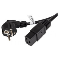 CABLE LANBERG ALIMENTACION CEE 7/7 A IEC 320 C19 1.8M 16A VDE NEGRO CABLE LANBERG ALIMENTACION CEE 7/7 A IEC 320 C19 1.8M 16A VDE NEGRO