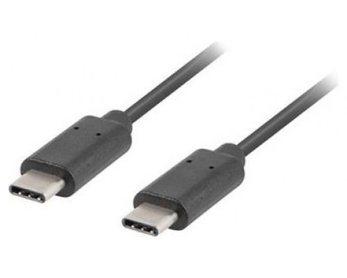 CABLE USB LANBERG 2.0 MACHO/USB C MACHO 1.8M NEGRO