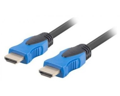 CABLE HDMI LANBERG MACHO/MACHO V2.0 CU 4K 0.5M NEGRO