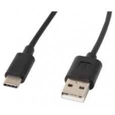 CABLE USB LANBERG 2.0 MACHO/USB C MACHO 1M NEGRO